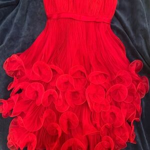 Beautiful Machesa Couture Silk Dress